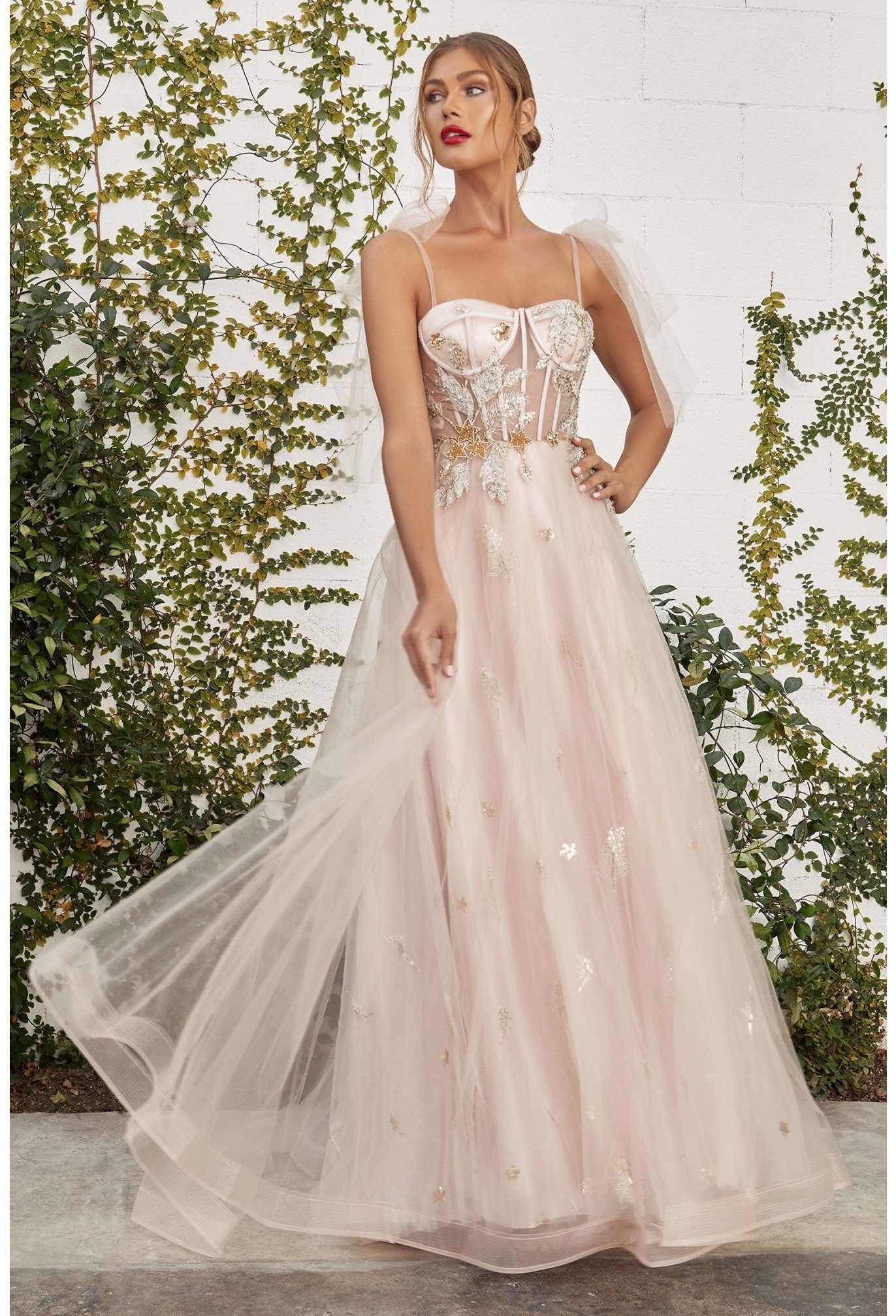 Celestial Star Royal Corset Vestidos formales de dama de - Etsy España