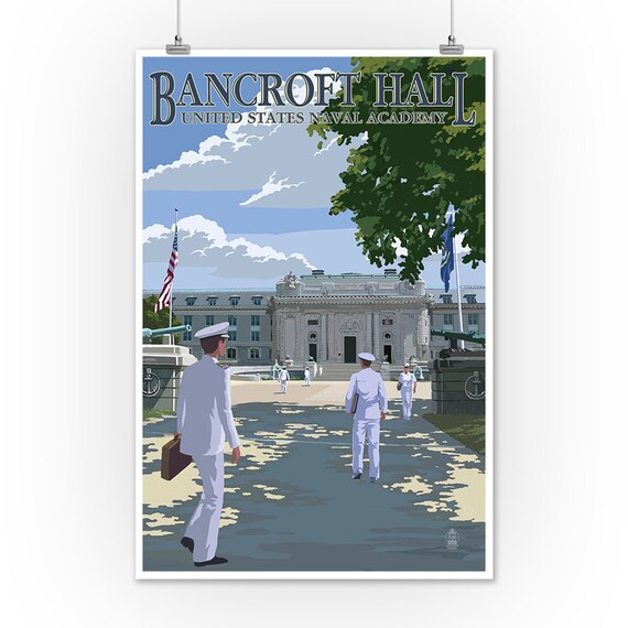 Bancroft Hall United States Naval Academy Annapolis Etsy