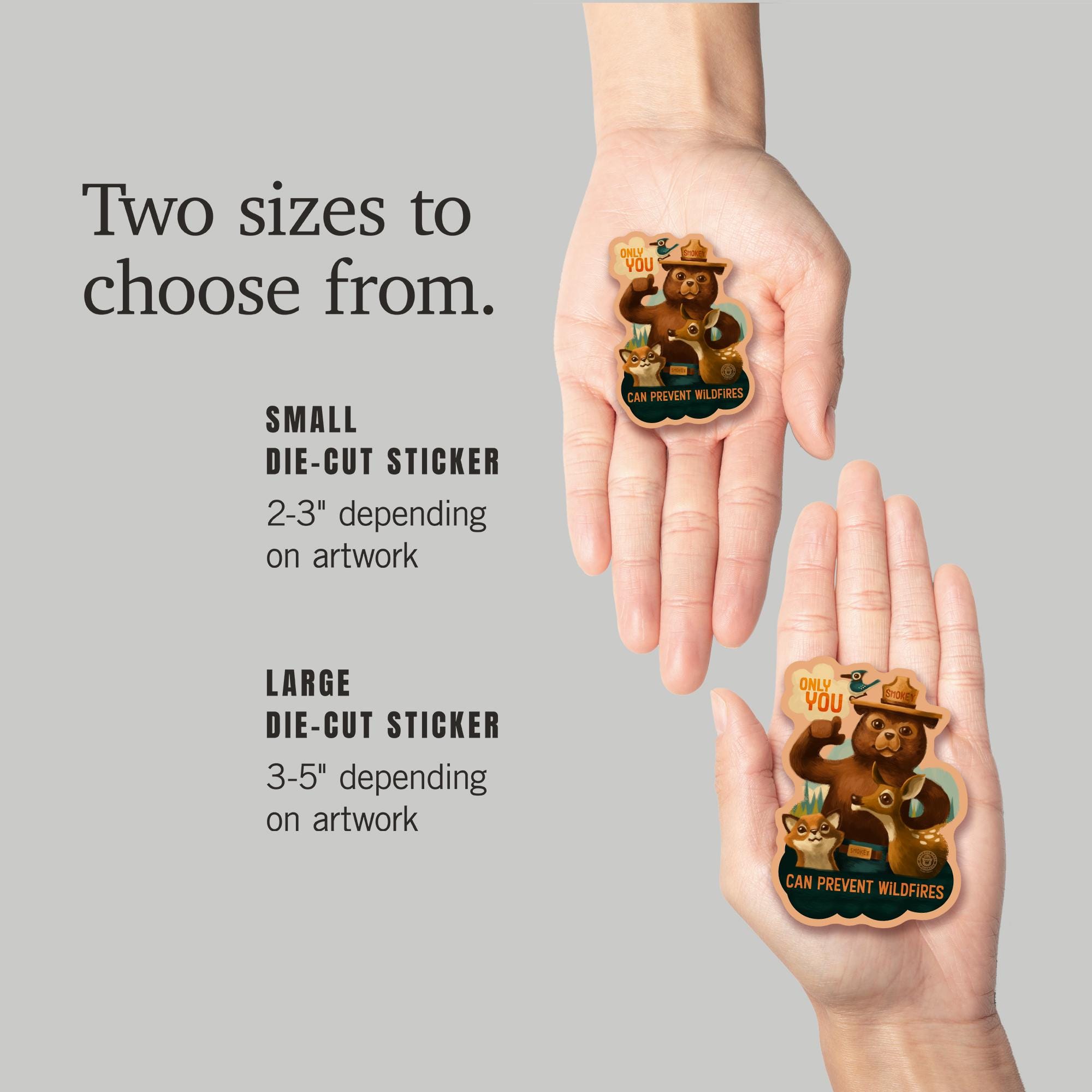 Smokey The Bear Sticker – Hike House