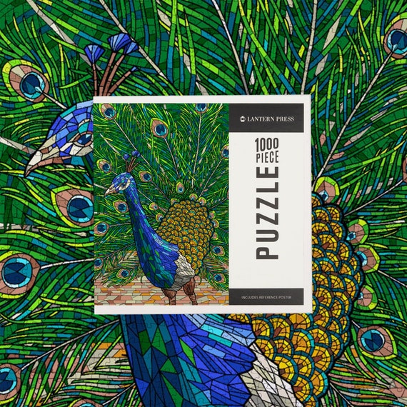 Peacock Pathway 1000 Piece Jigsaw Puzzle