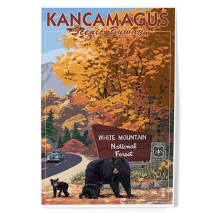 Impresiones, Bosque Nacional de las Montañas Blancas, New Hampshire, Kancamagus Scenic Byway, Pósteres, Listos para Colgar