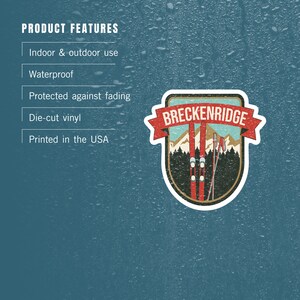 Breckenridge Colorado Die Cut Sticker - Large Vinyl Decal For Cars, Laptops & Water Bottles