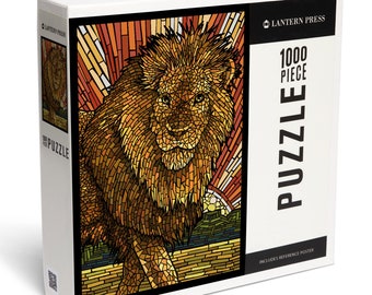 Trefl Red 1500 Piece Puzzle - Lions Portrait