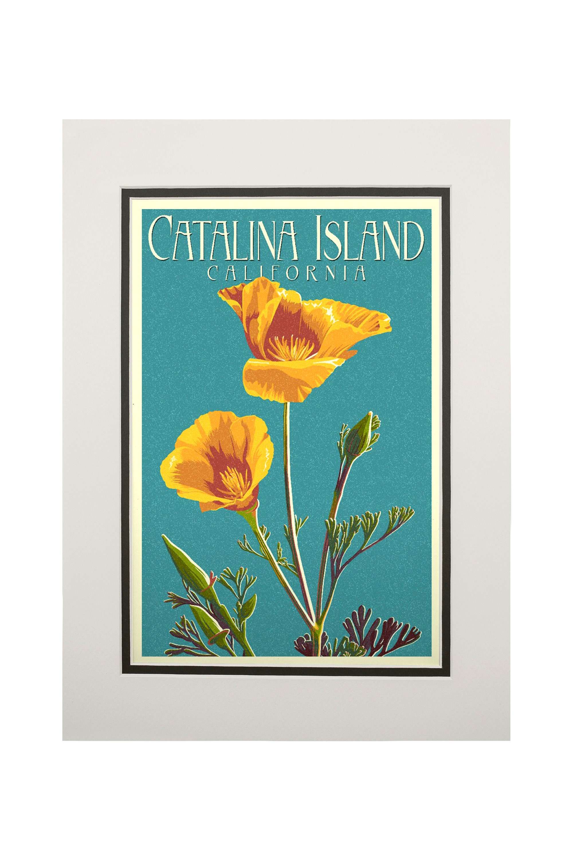 Prints Signs Catalina Island California Poppy Etsy 日本