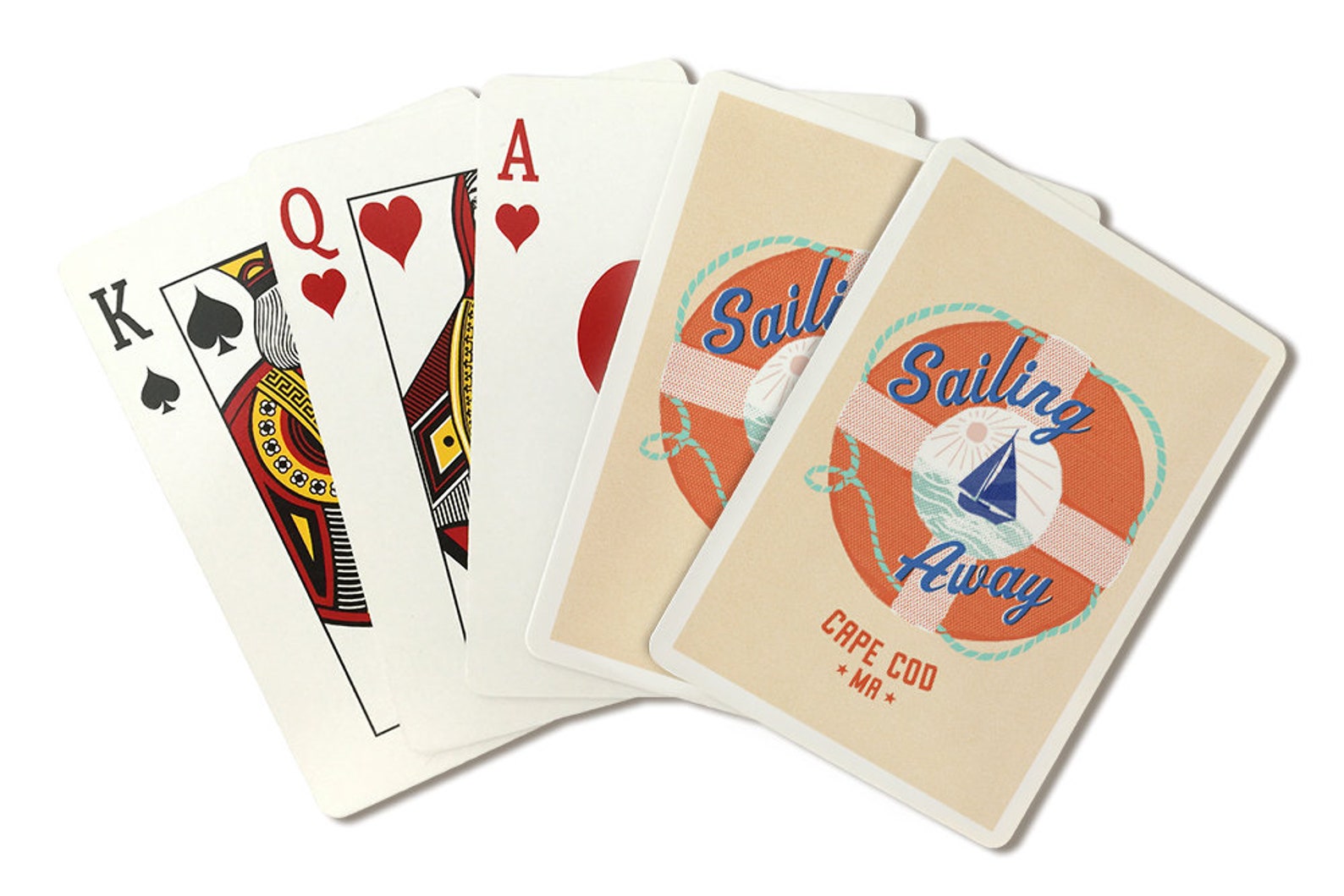 Playing Cards Cape Cod Massachusetts Dockside Series Etsy