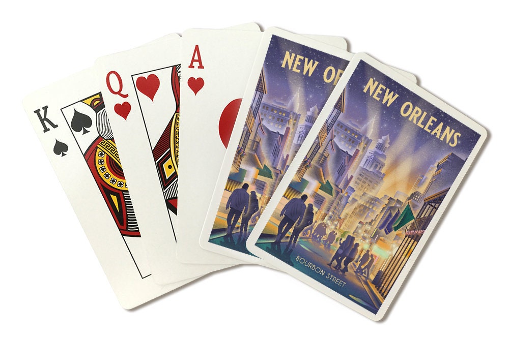 Playing Cards New Orleans Louisiana Lithograph City - Etsy Playing Cards New Orleans Louisiana Lithograph City - Etsy