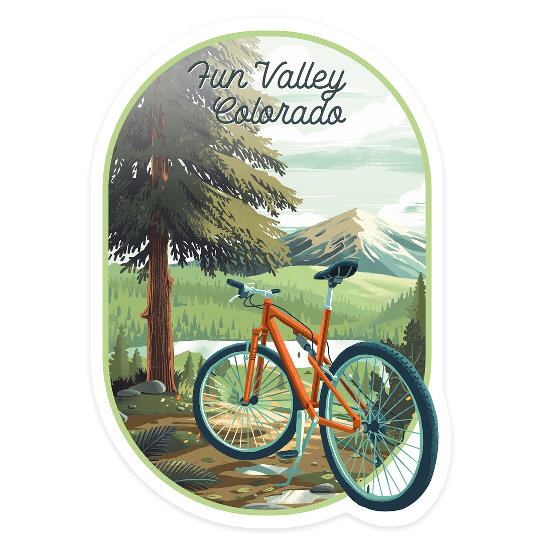 Sticker fun valley colorado off to wander cycling with mountains