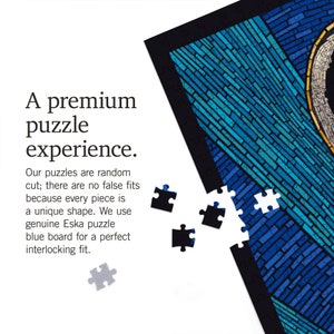 Puzzle, Penguin, Mosaic, 1000 Pieces, Unique Jigsaw, Family, Adults image 4