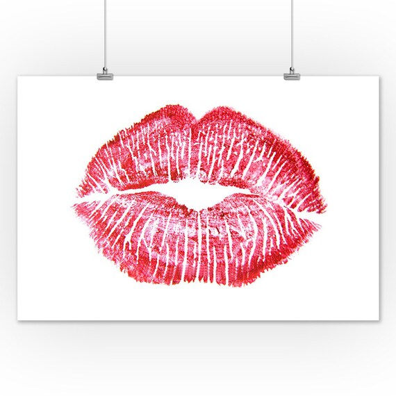 Lips A-91675 6 Sizes Art Prints Giclee Posters Wood & | Etsy