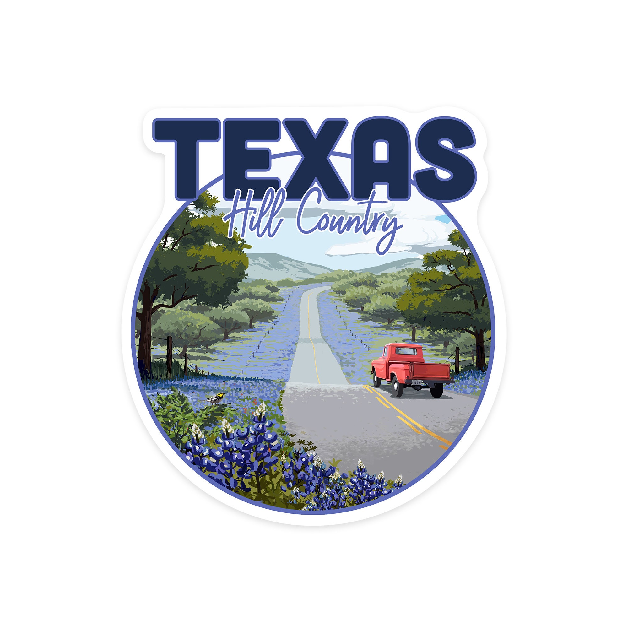 Texas Greatest Country In The World Vinyl Decal Bumper Sticker 3.75x7.5