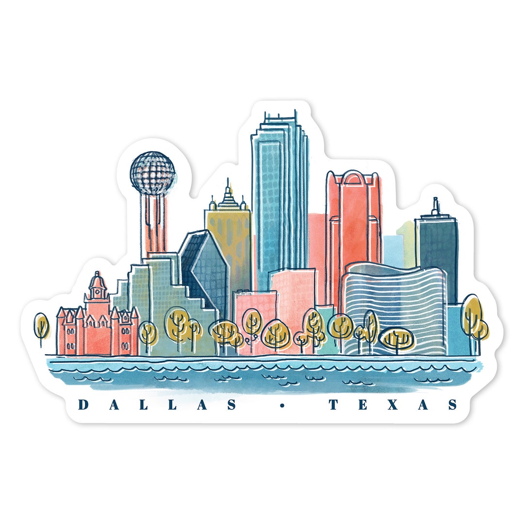 Small Dallas Sticker This item is unavailable - Etsy