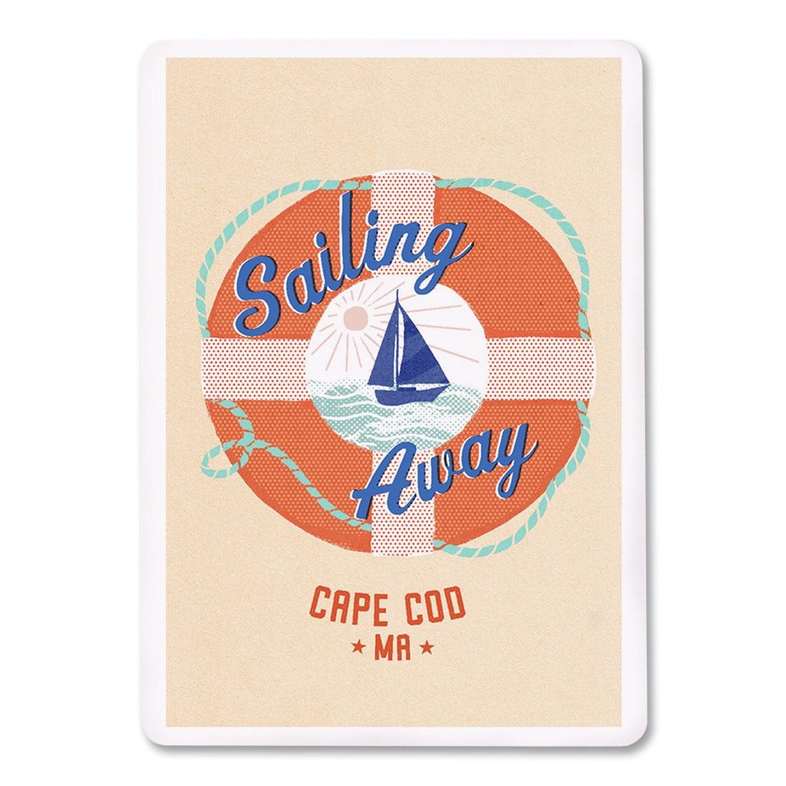 Playing Cards Cape Cod Massachusetts Dockside Series Etsy