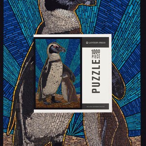 Puzzle, Penguin, Mosaic, 1000 Pieces, Unique Jigsaw, Family, Adults image 7