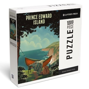 Puzzle, Prince Edward Island, Today&#39;s Office, Coastal Series, Hammock on Beach, 1000 Pieces, Unique Jigsaw, Family, Adults