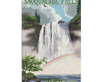 Lanquist Artful Traveler Double-Walled Cool Cup with Straw 16-Ounce Tree-Free Greetings cc33194 Vintage Snoqualmie Falls Scenic Vista by Paul A Lanquist Artful Traveler Double-Walled Cool Cup with Straw 16-Ounce Tree-Free Greetings cc33194 Vintage Snoqualmie Falls Scenic Vista by Paul A