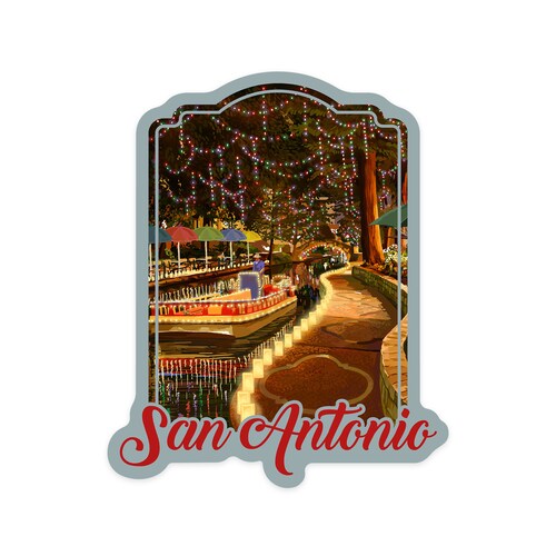 The Alamo San Antonio Texas Sticker Etsy