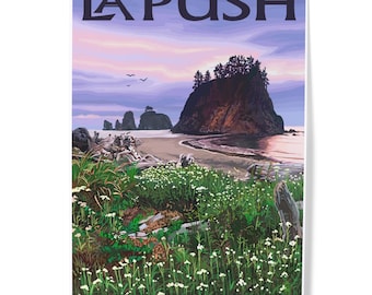Prints, La Push, Washington, Coast, Posters, Hang Ready