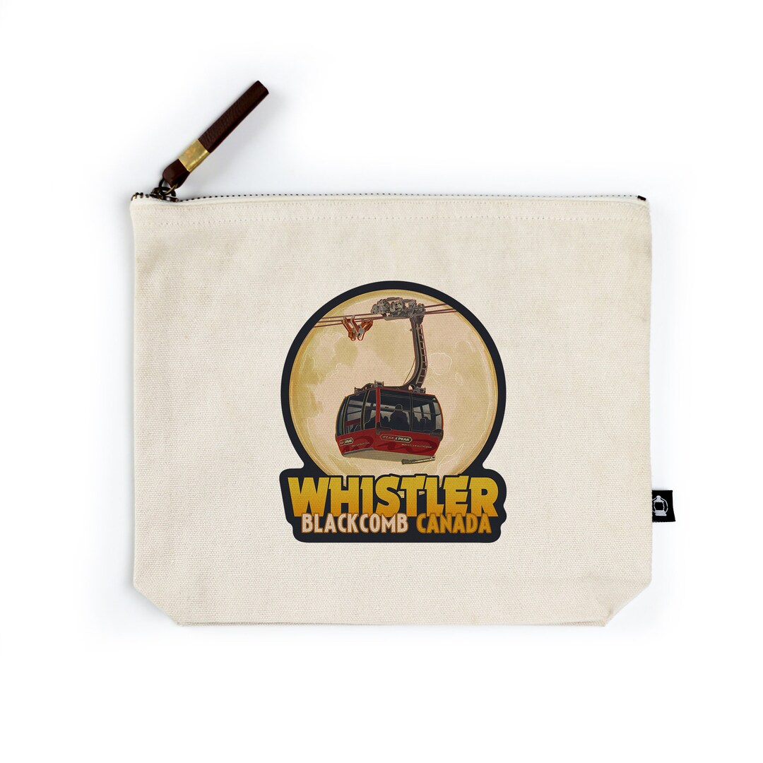Travel Bags Whistler Canada Gondola and Full Moon Contour - Etsy
