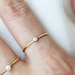 Mini Diamond CZ Ring // Dainty Stacking Ring // Diamond Rings - Etsy