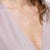 Gold Filled CZ Layering Necklace //set of 2 Oval Choker & Round CZ Y
