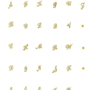 14k Cursive Letter Ring / Dainty Initial Ring in 14k Solid Gold / Gold ...