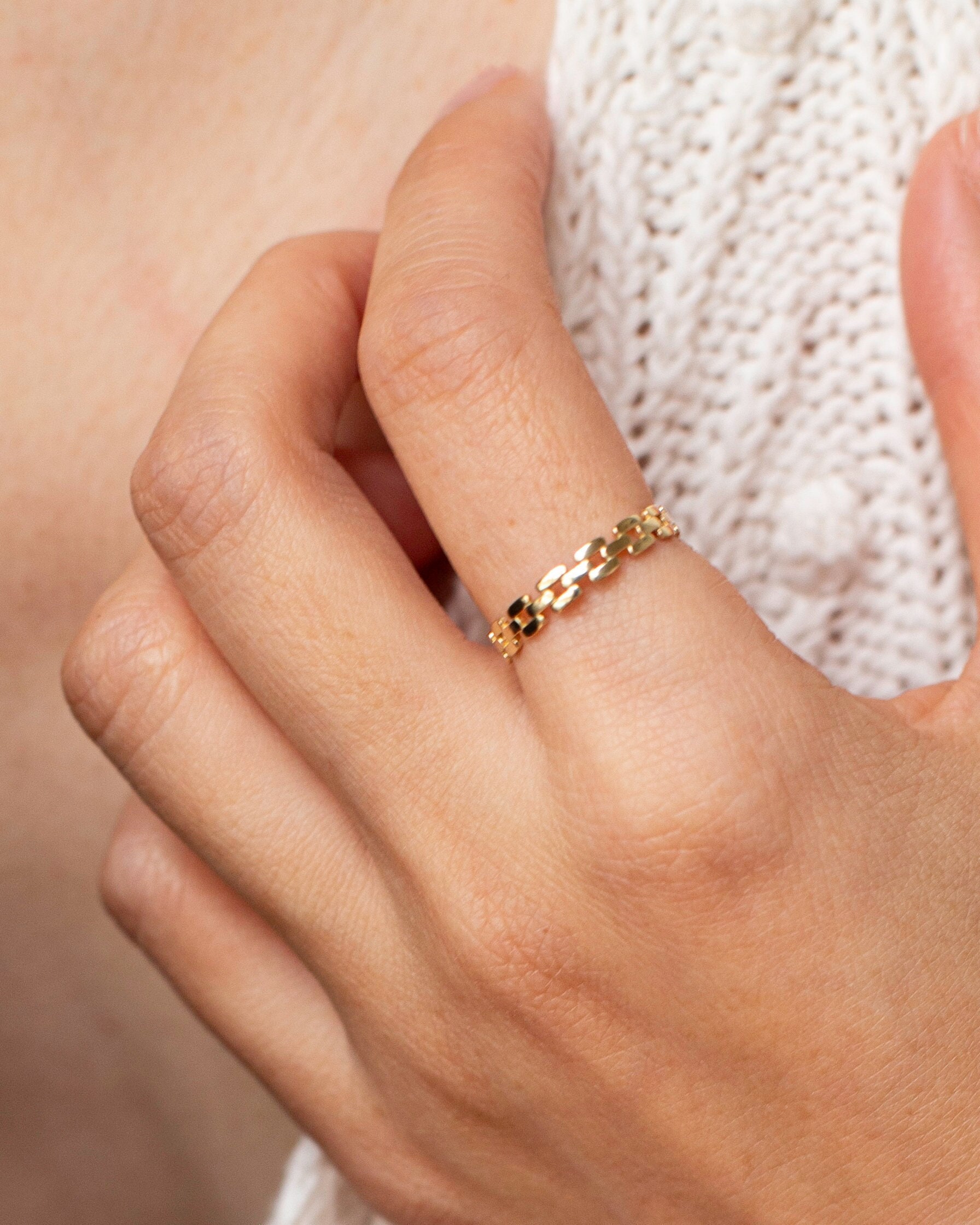 [ILYAND] 韓国ブランド☆14K GOLD☆Round Sliding Ring ILYAND] 韓国ブランド☆14K GOLD☆Round Sliding Ring