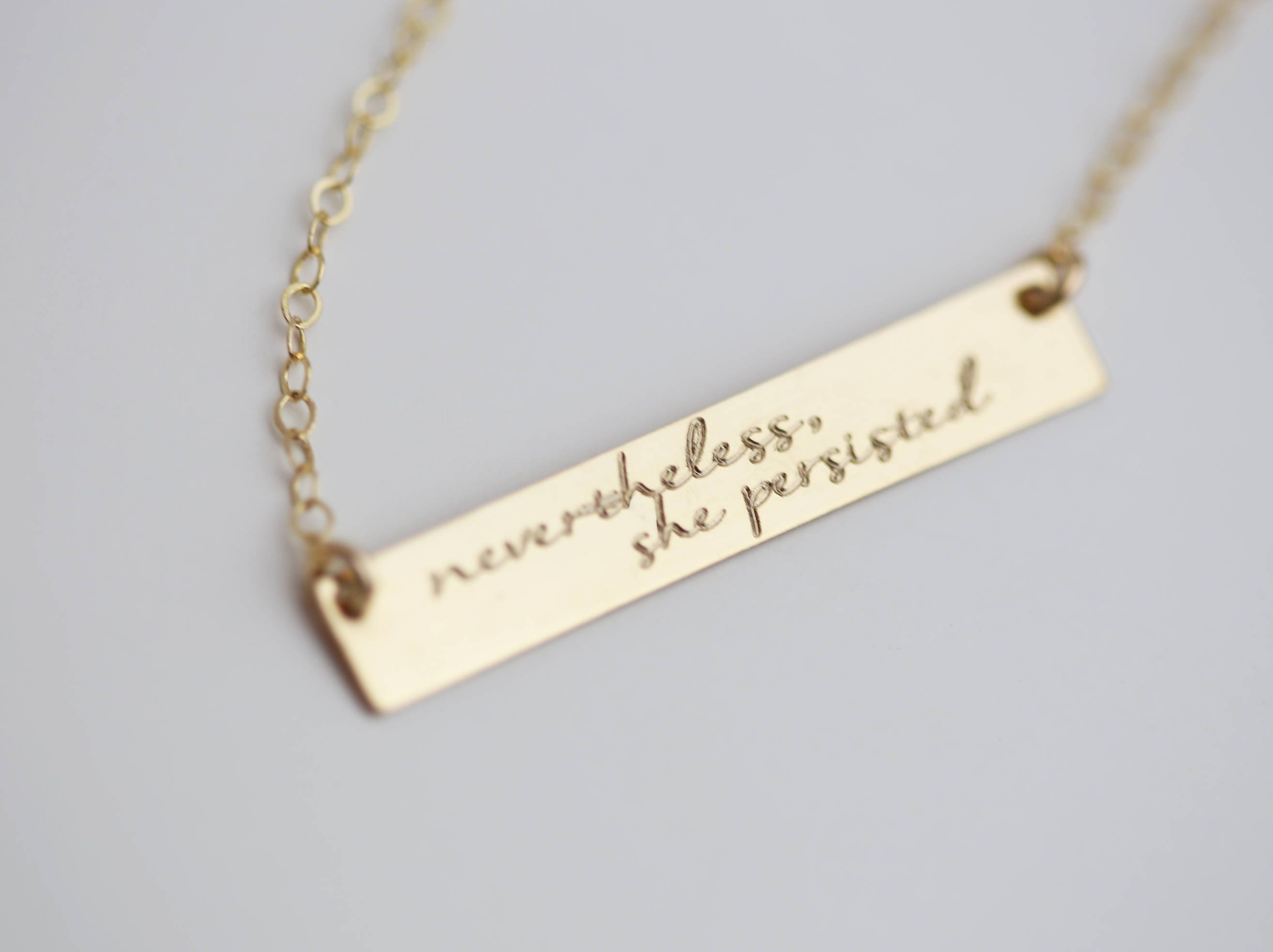 Nevertheless she hotsell persisted necklace