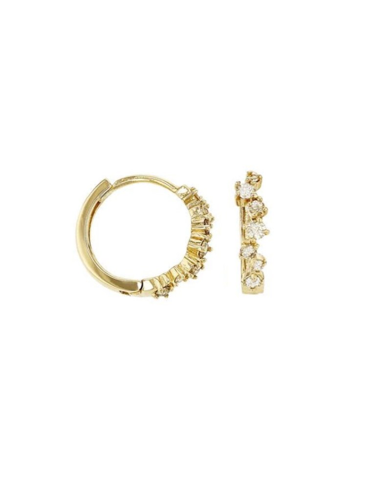 gold hook earrings