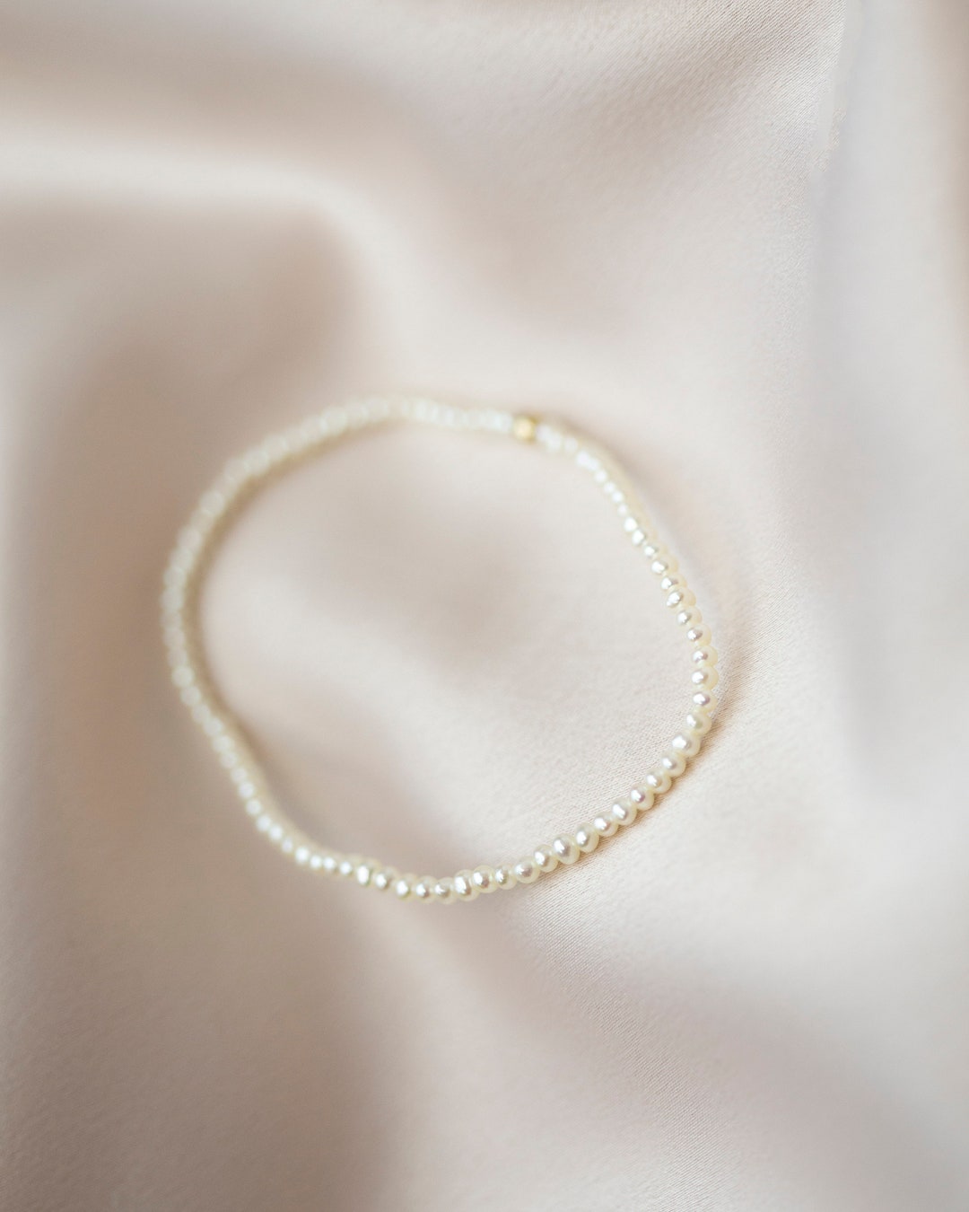 Genuine Baby Pearl Bracelet / Pearl Comfort Stretchy Bracelet Fresh