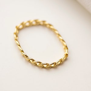 Chain Ring II Simple Minimalist Chain Rings | Stackable Ring | Stacking ...