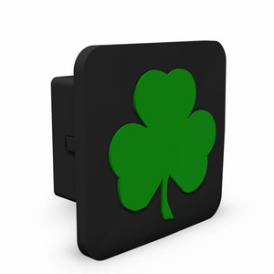 Lucky Irish Clover Gummi Anhänger Kupplung Stecker für 5cm Empfänger