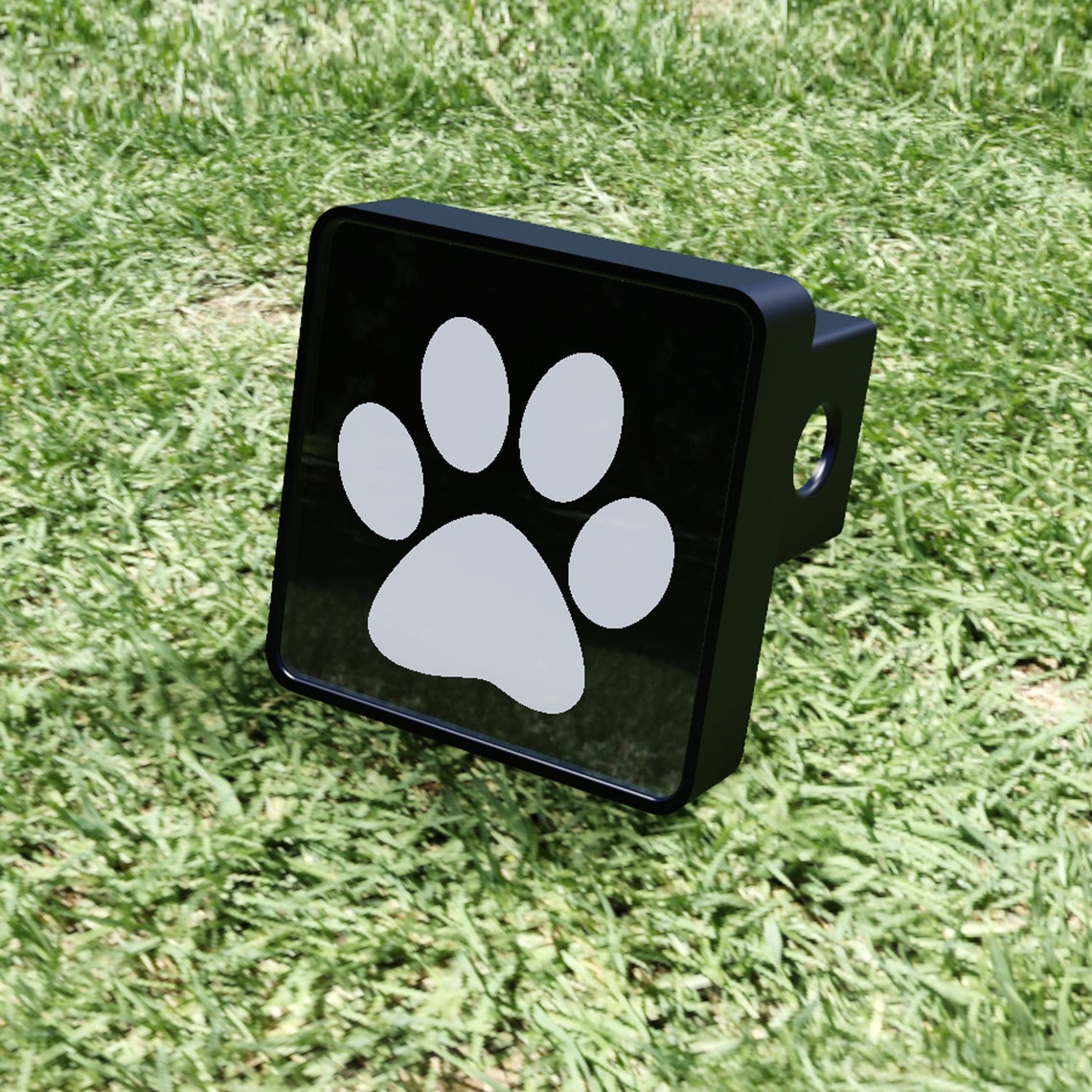 Paw Print LED Hitch Cover Third Brake Light Etsy