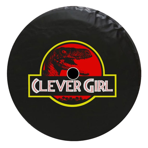 Clever Girl Vinyl Tire Cover Camera Cutout For Jeep Jl Only Etsy