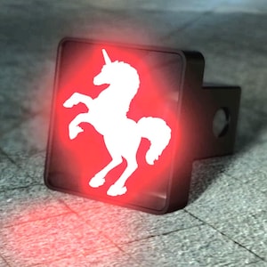 Full Unicorn LED Hitch Cover - Third Brake Light