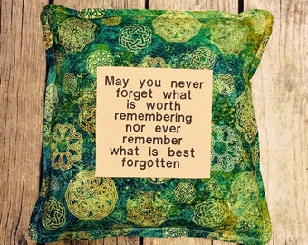 Pillow covers-embroidered- 16" pillow covers- envelope style-home decor-embroidered sayings on pillows