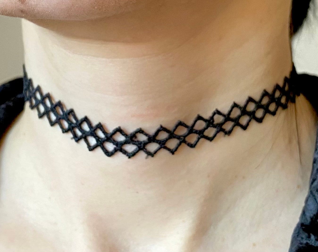 Black Lace Choker - Gothic Victorian Collar Necklace - Etsy
