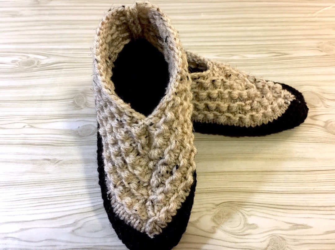 knitted slippers