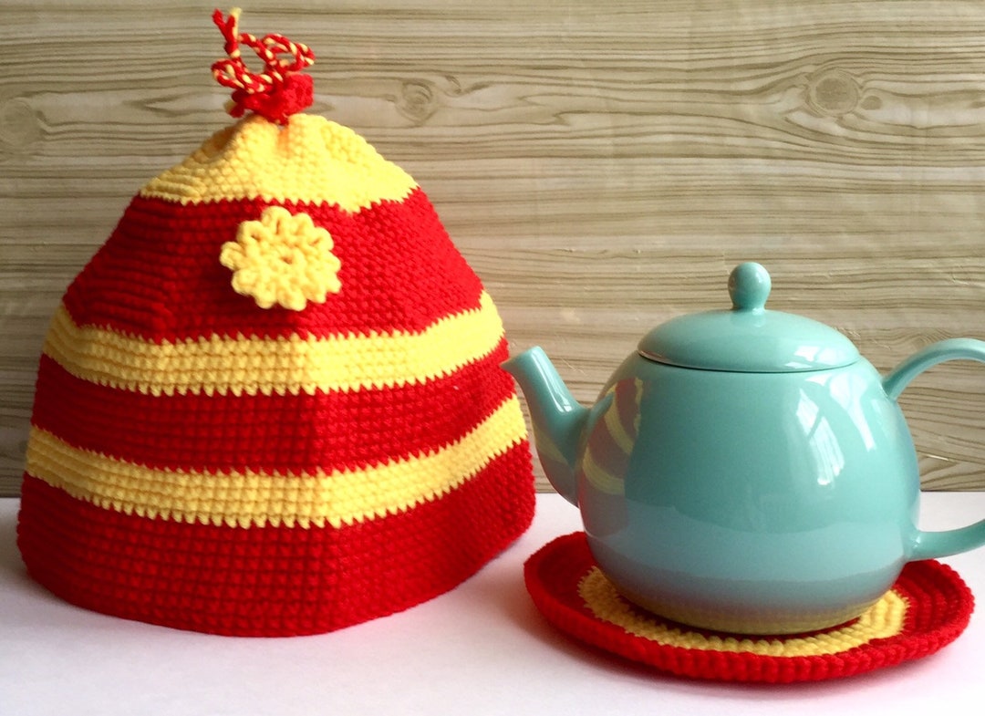 Knitted Tea Cosy Tea Cozy Christmas Teapot Cozy Teapot Warmer Tea Cosy