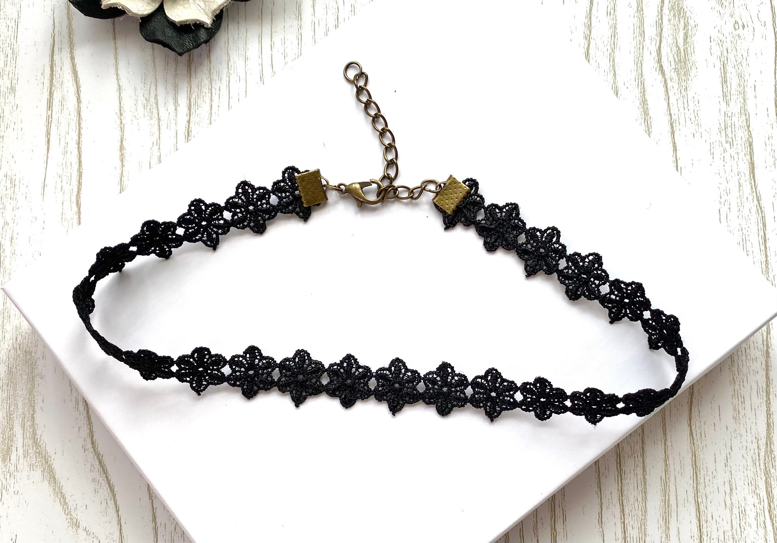 Black Lace Choker, Gothic Victorian Collar - Etsy