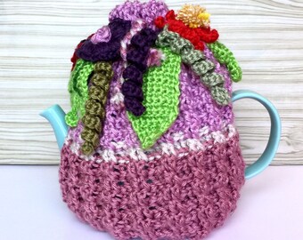Crochet Teapot Cozy for Large Teapot, Acrylic Yarn Tea Warmer