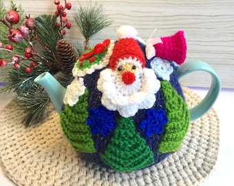 Knitted tea cosy Instant pot cover Christmas Teapot cozy Teapot warmer Knitted tea cozy Tea cosy for Medium teapot