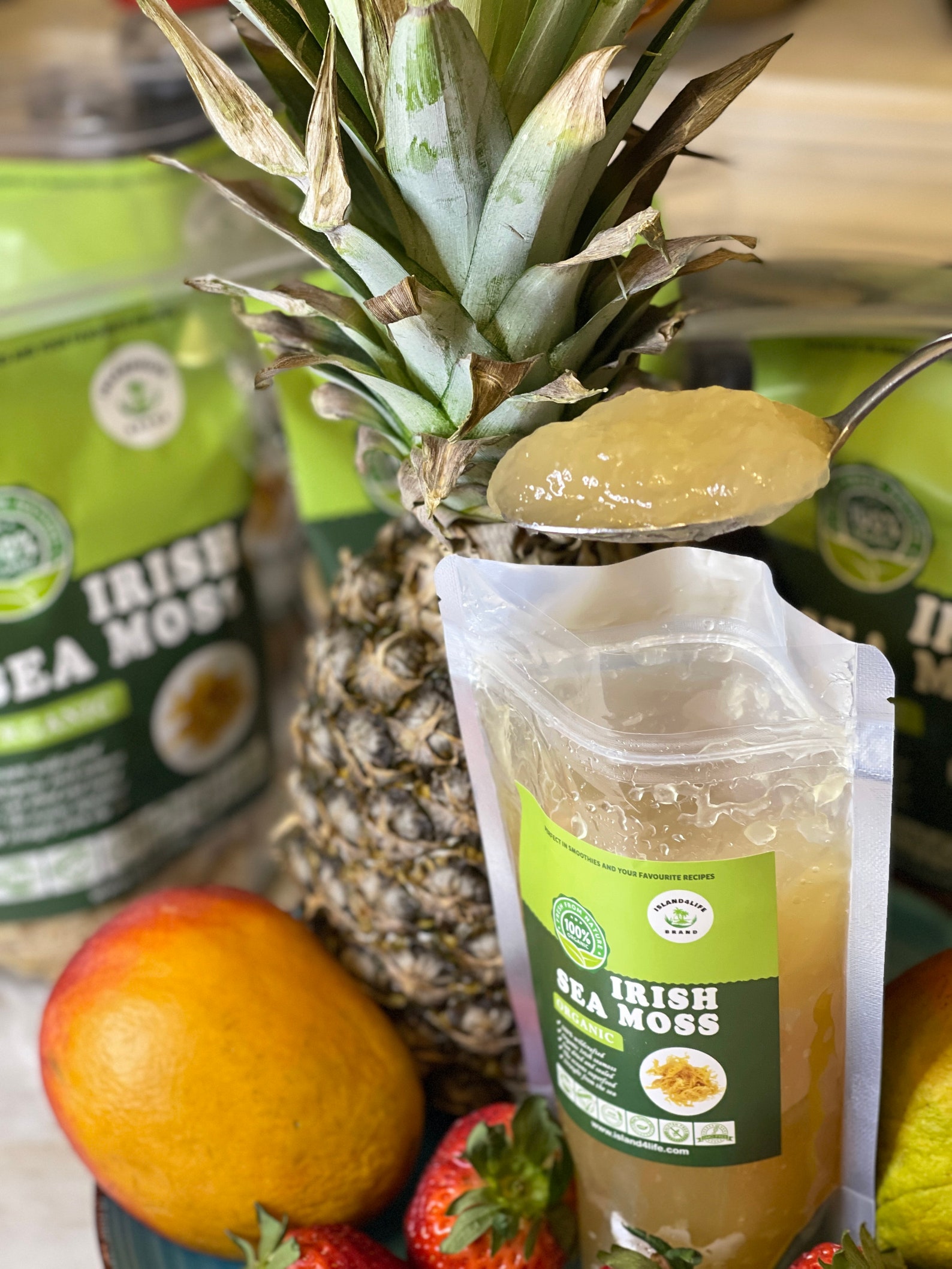 Sea moss for face mask 16oz Fresh Organic Sea Moss Gel Etsy