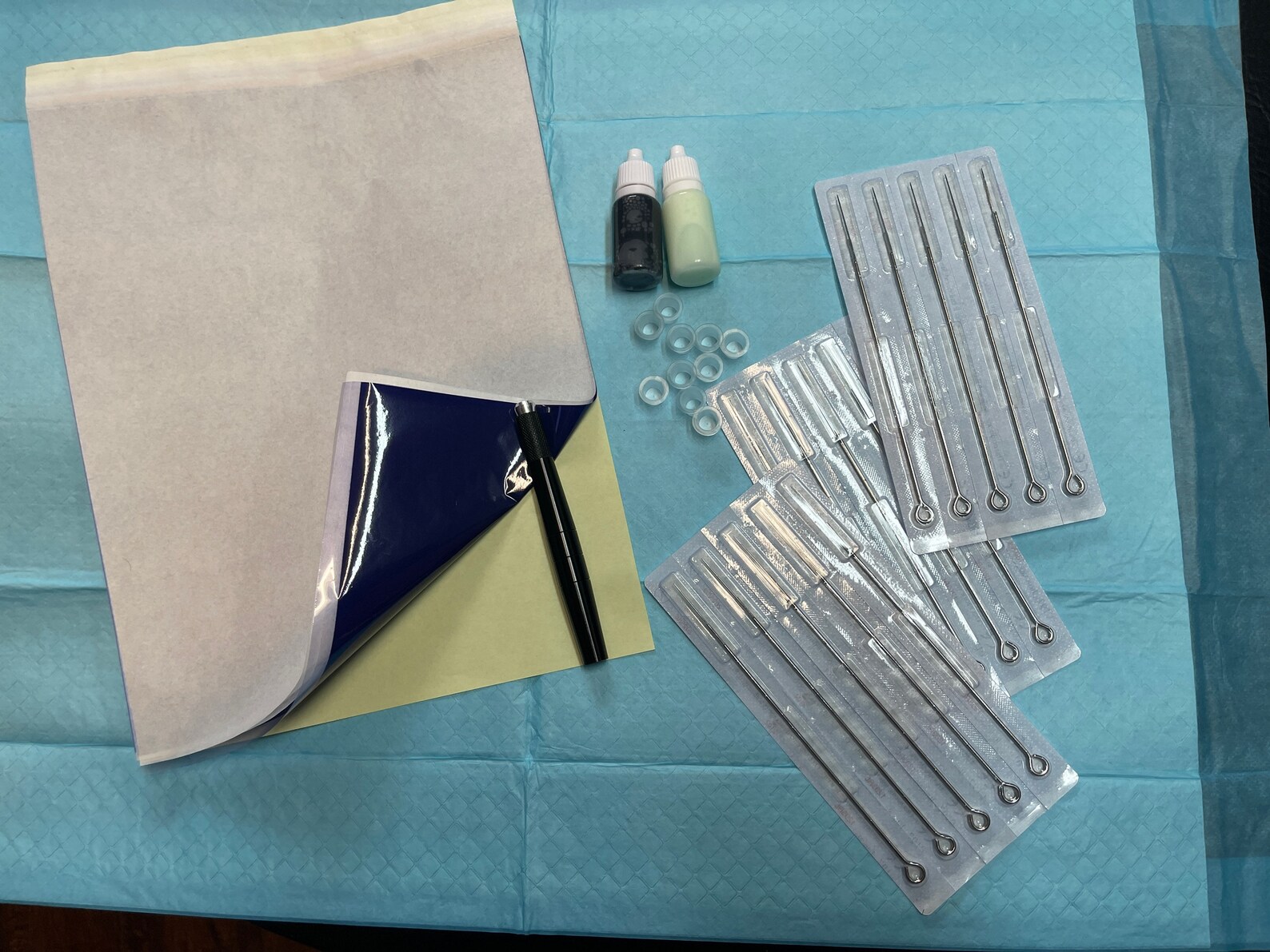 Stick And Poke Tattoo Kit 29pc kit inkneedlesink Etsy