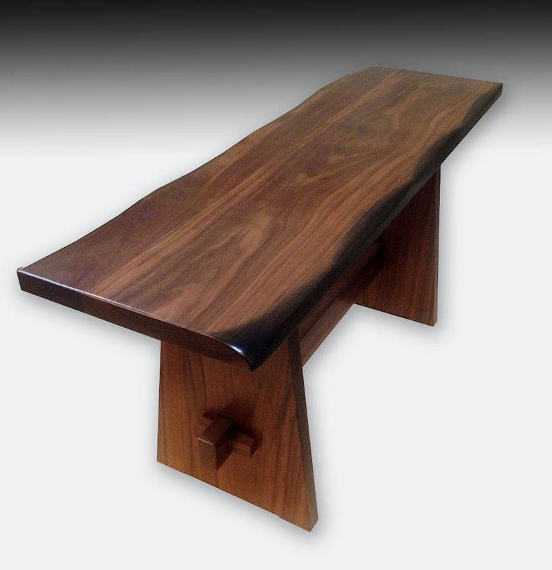 The Walnut Kyoto Bench Japanese Style Wood The Walnut Kyoto Bench Japanese Style Wood Image