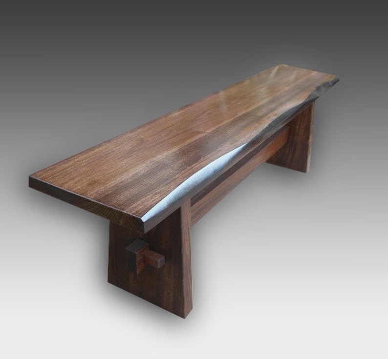 The Kyoto Bench Japanese Style Beech Wood Bench Etsy