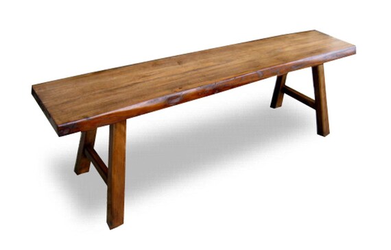 Japanese Bench Beech Wood Etsy