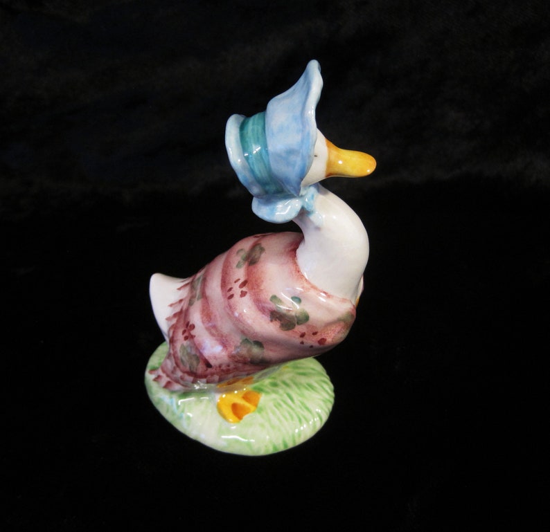 Royal Albert Jemima Puddleduck Figurine Hand Painted Beatrix image 0