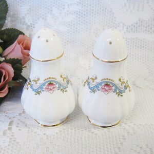 Pattern No Howard Sprays 2991 Hammersley Bone China Salt and Pepper Shakers