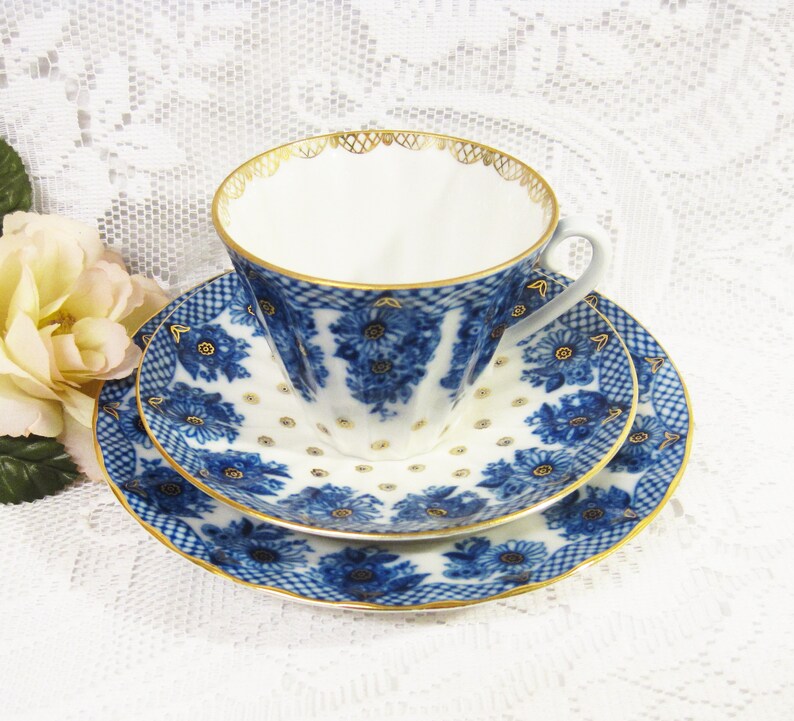 Lomonosov Bridesmaid Basket Pattern Porcelain Tea image 0