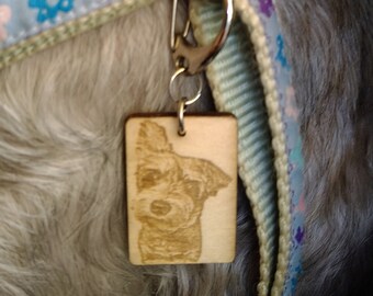 Dog tags for dog personalized - Custom Photo Dog Collar Tag - Personalized Picture ID Tag - Dog ID Tag Personalized Engraved